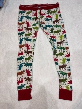 Cozy Moose Print Pajama Pants - Size XL